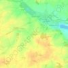 Carte topographique Le Grand Bois, altitude, relief