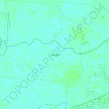 Carte topographique Ratanpur, altitude, relief