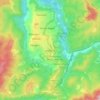 Carte topographique Haflong, altitude, relief