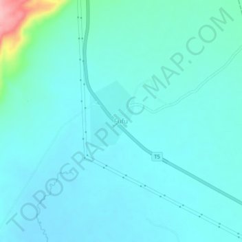 Carte topographique Fufu, altitude, relief