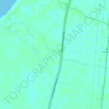 Carte topographique Segeri, altitude, relief