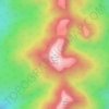 Carte topographique Mount Lyall, altitude, relief