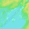 Carte topographique Stokes Bay, altitude, relief