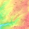 Carte topographique La Carrière, altitude, relief