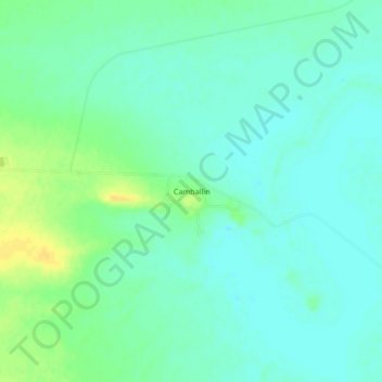 Carte topographique Camballin, altitude, relief