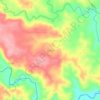 Carte topographique Lemo, altitude, relief
