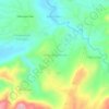 Carte topographique Haligue Kanluran, altitude, relief