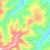 Carte topographique Wisolo, altitude, relief