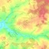 Carte topographique Les Chaumes, altitude, relief
