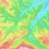 Carte topographique Drumul Carului, altitude, relief