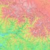 Carte topographique Chamoli, altitude, relief