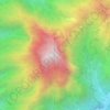 Carte topographique Puncak Natas Angin Gunung Muria, altitude, relief