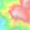 Carte topographique 大牯牛山, altitude, relief