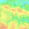 Carte topographique La Théardière, altitude, relief