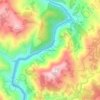 Carte topographique São Lourenço, altitude, relief