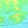 Carte topographique Lapangan Swadaya Dusun Guwo, altitude, relief