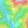Carte topographique Rimplas, altitude, relief