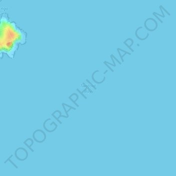 Carte topographique Twofold Bay, altitude, relief