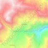 Carte topographique Orogolday, altitude, relief