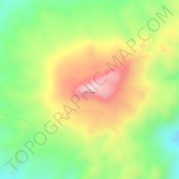 Carte topographique Namakia, altitude, relief