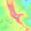 Carte topographique Mount Humphreys, altitude, relief