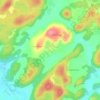 Carte topographique Hede, altitude, relief