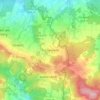 Carte topographique Trichenricht, altitude, relief