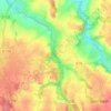 Carte topographique Lescoat, altitude, relief