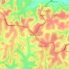 Carte topographique Meidougou, altitude, relief