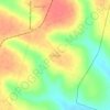 Carte topographique Bulange, altitude, relief