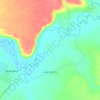 Carte topographique Сельхозтехника, altitude, relief