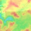Carte topographique Croles Hill, altitude, relief