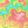 Carte topographique Orth, altitude, relief