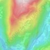 Carte topographique Le Breuil, altitude, relief