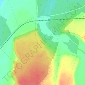Carte topographique Trabancos, altitude, relief