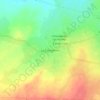Carte topographique La Concepción, altitude, relief