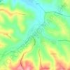 Carte topographique Bastardo, altitude, relief