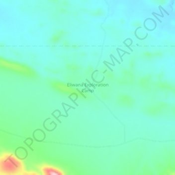 Carte topographique Eliwana Exploration Camp, altitude, relief