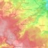 Carte topographique Regenthal, altitude, relief