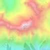 Carte topographique Mount Thor, altitude, relief