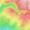 Carte topographique Lous Escandes, altitude, relief