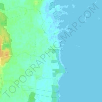 Carte topographique Hagbyhamn, altitude, relief