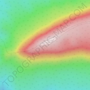 Carte topographique Khao Khiao, altitude, relief