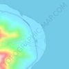 Carte topographique Bayes, altitude, relief