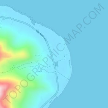 Carte topographique Bayes, altitude, relief
