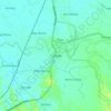 Carte topographique Turikale, altitude, relief
