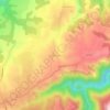 Carte topographique Dealu Negru, altitude, relief