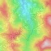 Carte topographique Ca' de' Borelli, altitude, relief