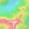 Carte topographique Col Visentin, altitude, relief