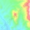 Carte topographique Cerro Bola, altitude, relief